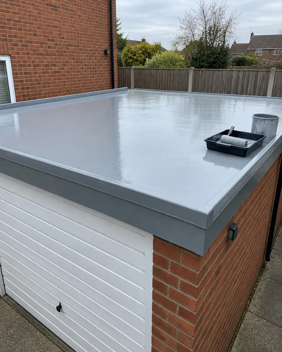 Garage roof replacement in Fowey